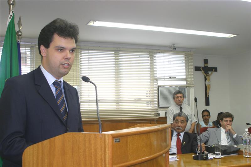Deputado no plenário da Câmara